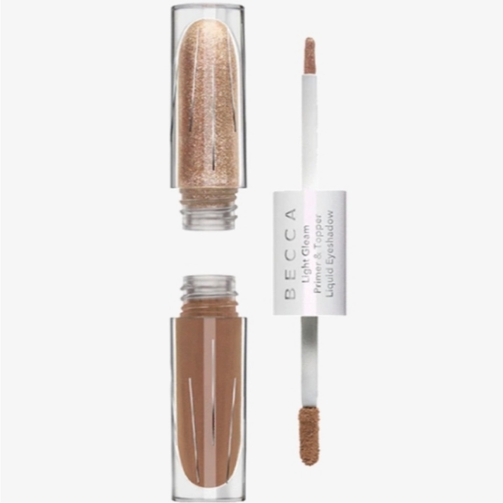 NIB BECCA Light Gleam Eye Primer & Topper - Golden Hour